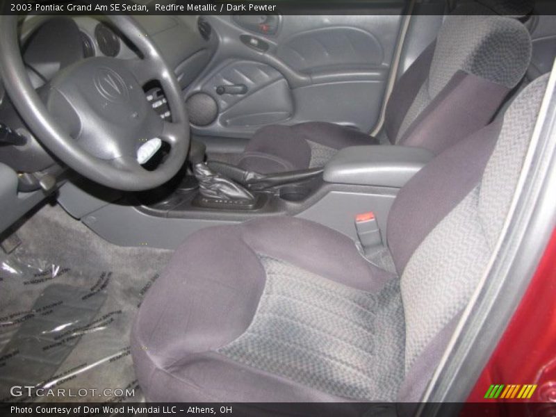 Redfire Metallic / Dark Pewter 2003 Pontiac Grand Am SE Sedan