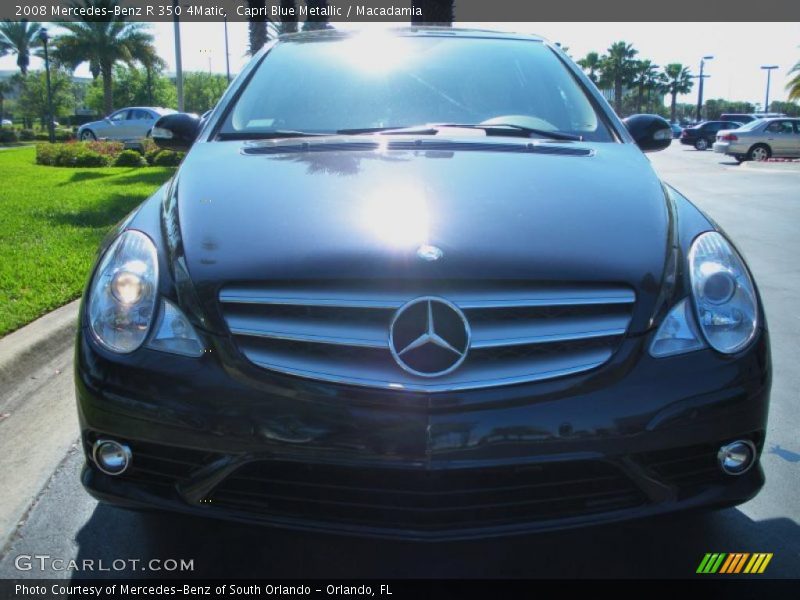 Capri Blue Metallic / Macadamia 2008 Mercedes-Benz R 350 4Matic