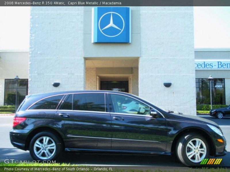 Capri Blue Metallic / Macadamia 2008 Mercedes-Benz R 350 4Matic