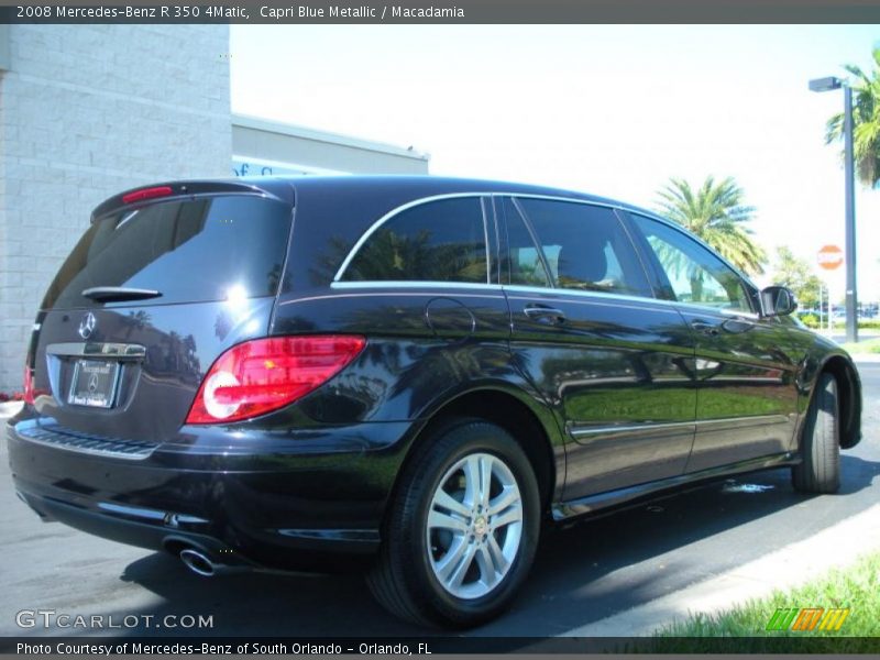 Capri Blue Metallic / Macadamia 2008 Mercedes-Benz R 350 4Matic