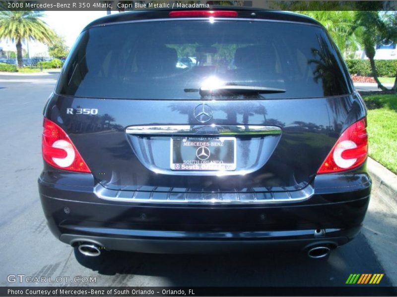 Capri Blue Metallic / Macadamia 2008 Mercedes-Benz R 350 4Matic