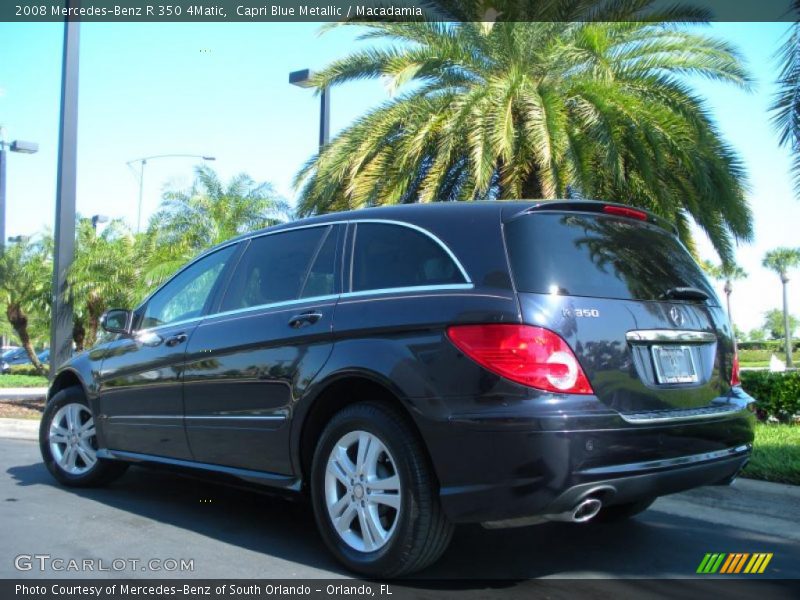 Capri Blue Metallic / Macadamia 2008 Mercedes-Benz R 350 4Matic