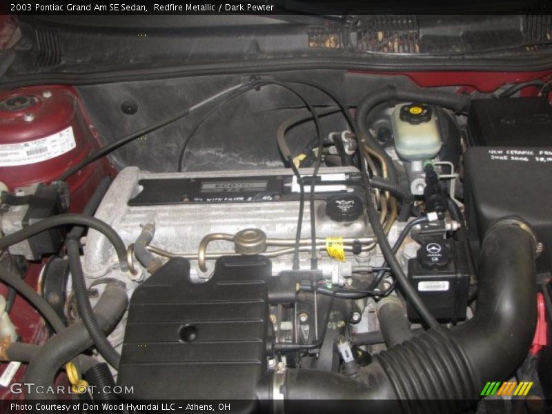 Redfire Metallic / Dark Pewter 2003 Pontiac Grand Am SE Sedan