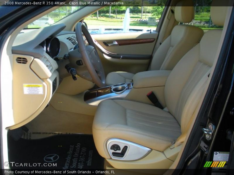 Capri Blue Metallic / Macadamia 2008 Mercedes-Benz R 350 4Matic