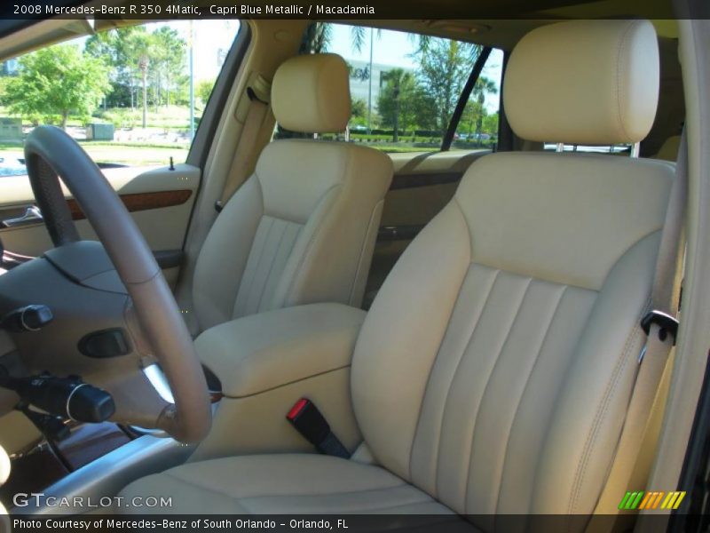 Capri Blue Metallic / Macadamia 2008 Mercedes-Benz R 350 4Matic