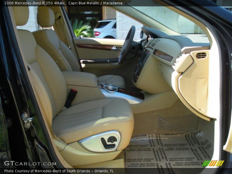 Capri Blue Metallic / Macadamia 2008 Mercedes-Benz R 350 4Matic