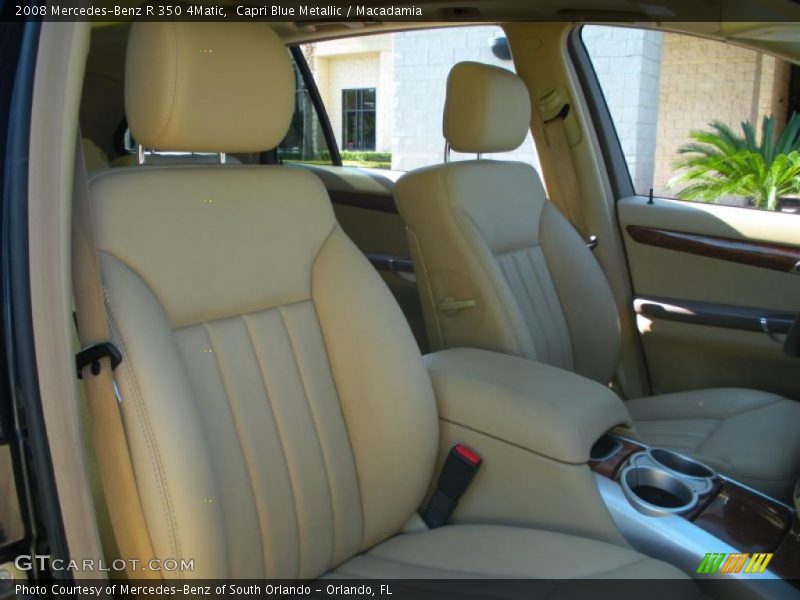 Capri Blue Metallic / Macadamia 2008 Mercedes-Benz R 350 4Matic