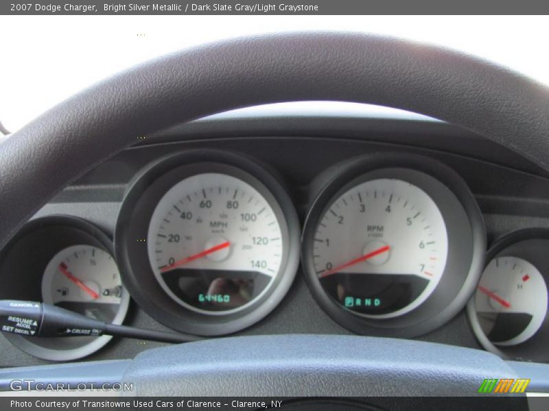 Bright Silver Metallic / Dark Slate Gray/Light Graystone 2007 Dodge Charger
