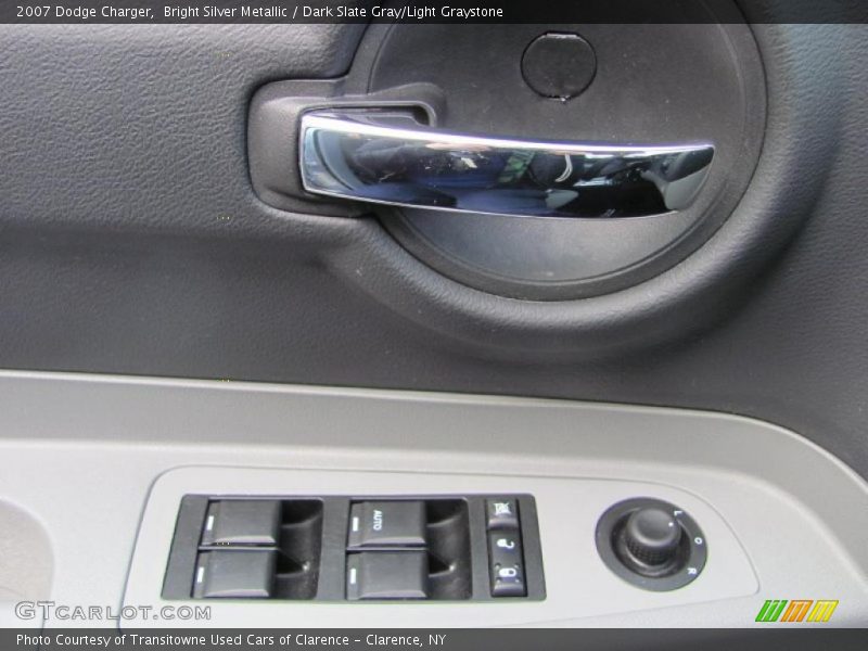 Bright Silver Metallic / Dark Slate Gray/Light Graystone 2007 Dodge Charger