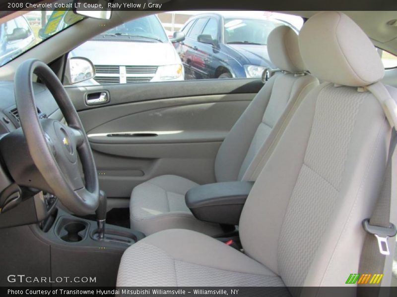 Rally Yellow / Gray 2008 Chevrolet Cobalt LT Coupe