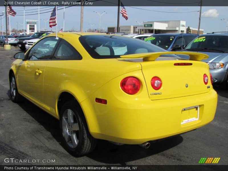 Rally Yellow / Gray 2008 Chevrolet Cobalt LT Coupe