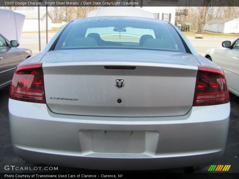 Bright Silver Metallic / Dark Slate Gray/Light Graystone 2007 Dodge Charger