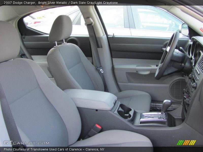 Bright Silver Metallic / Dark Slate Gray/Light Graystone 2007 Dodge Charger