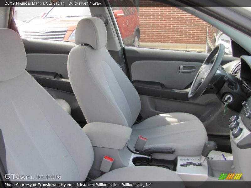 Quicksilver / Gray 2009 Hyundai Elantra GLS Sedan