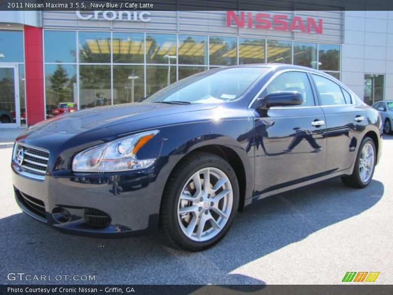 Navy Blue / Cafe Latte 2011 Nissan Maxima 3.5 S