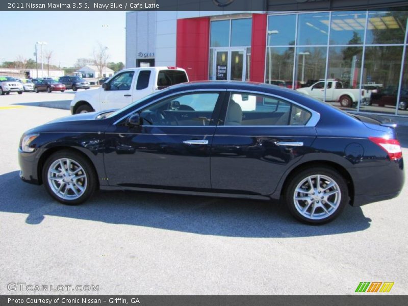 Navy Blue / Cafe Latte 2011 Nissan Maxima 3.5 S