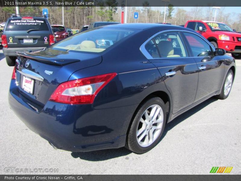 Navy Blue / Cafe Latte 2011 Nissan Maxima 3.5 S