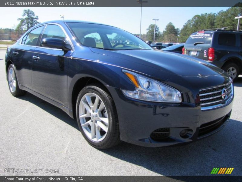 Navy Blue / Cafe Latte 2011 Nissan Maxima 3.5 S