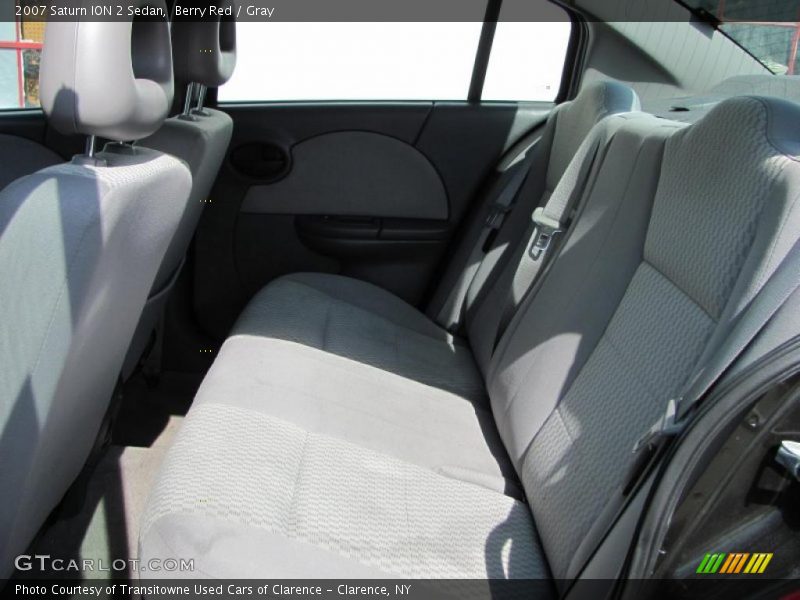 Berry Red / Gray 2007 Saturn ION 2 Sedan