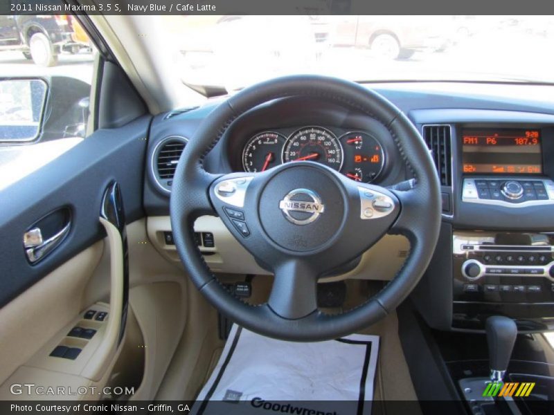 Navy Blue / Cafe Latte 2011 Nissan Maxima 3.5 S