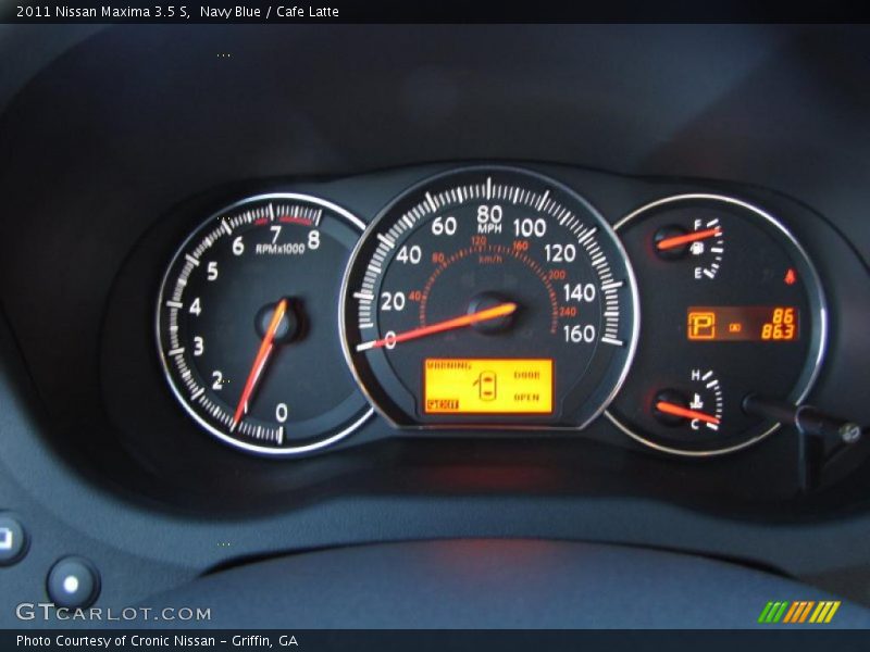 Navy Blue / Cafe Latte 2011 Nissan Maxima 3.5 S