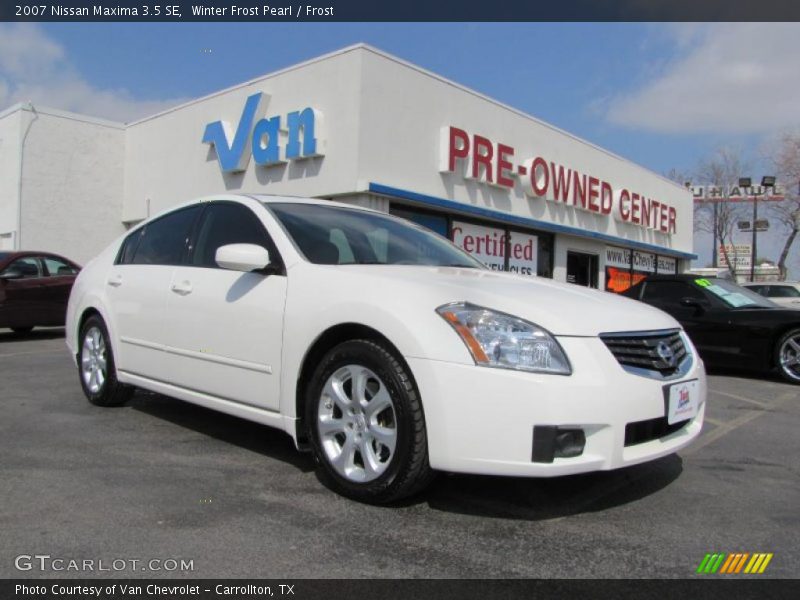 Winter Frost Pearl / Frost 2007 Nissan Maxima 3.5 SE