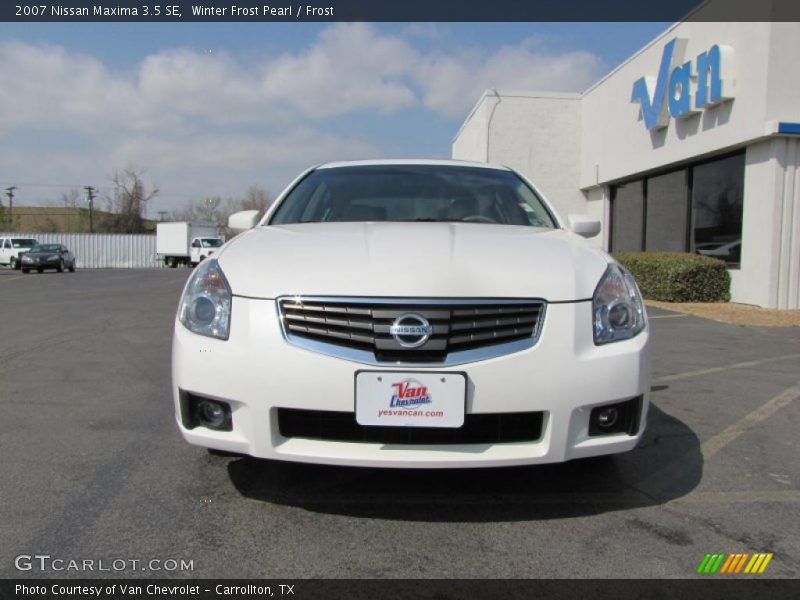 Winter Frost Pearl / Frost 2007 Nissan Maxima 3.5 SE