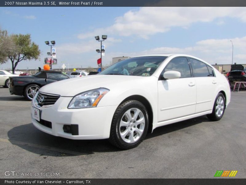 Winter Frost Pearl / Frost 2007 Nissan Maxima 3.5 SE