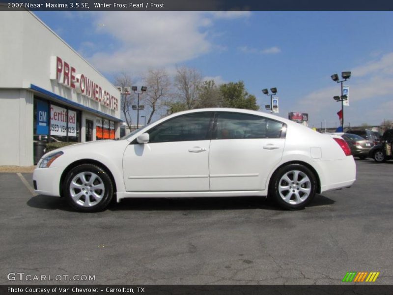 Winter Frost Pearl / Frost 2007 Nissan Maxima 3.5 SE