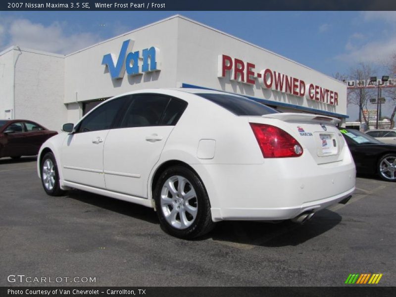 Winter Frost Pearl / Frost 2007 Nissan Maxima 3.5 SE