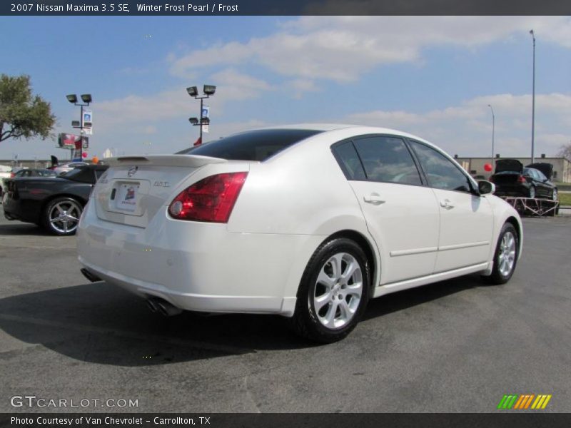 Winter Frost Pearl / Frost 2007 Nissan Maxima 3.5 SE