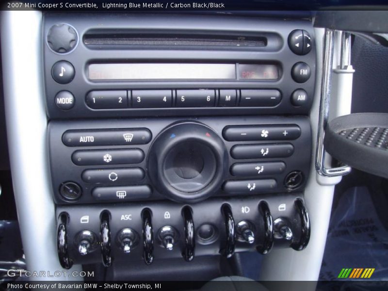 Lightning Blue Metallic / Carbon Black/Black 2007 Mini Cooper S Convertible