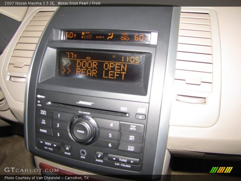 Winter Frost Pearl / Frost 2007 Nissan Maxima 3.5 SE