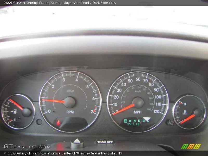  2006 Sebring Touring Sedan Touring Sedan Gauges