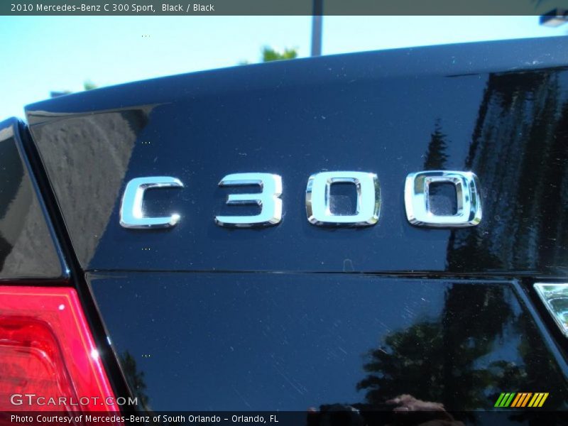 Black / Black 2010 Mercedes-Benz C 300 Sport