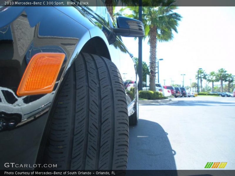 Black / Black 2010 Mercedes-Benz C 300 Sport