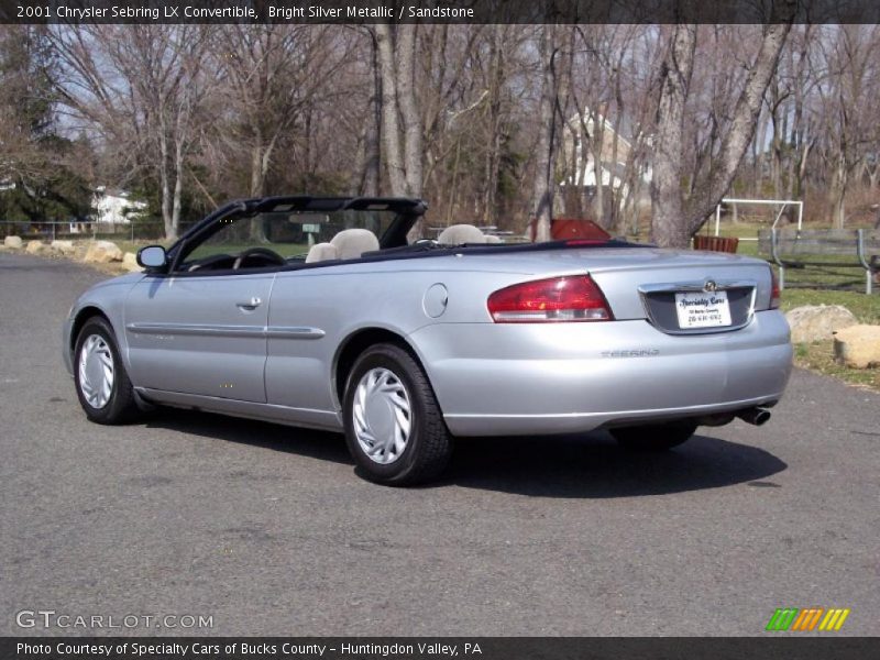 Bright Silver Metallic / Sandstone 2001 Chrysler Sebring LX Convertible