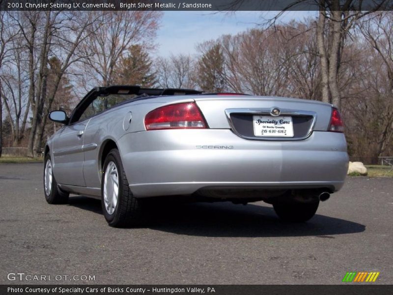 Bright Silver Metallic / Sandstone 2001 Chrysler Sebring LX Convertible