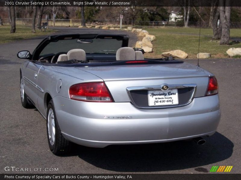 Bright Silver Metallic / Sandstone 2001 Chrysler Sebring LX Convertible