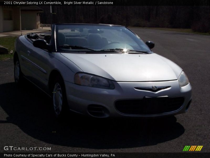 Bright Silver Metallic / Sandstone 2001 Chrysler Sebring LX Convertible