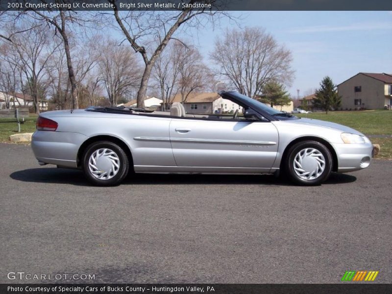 Bright Silver Metallic / Sandstone 2001 Chrysler Sebring LX Convertible