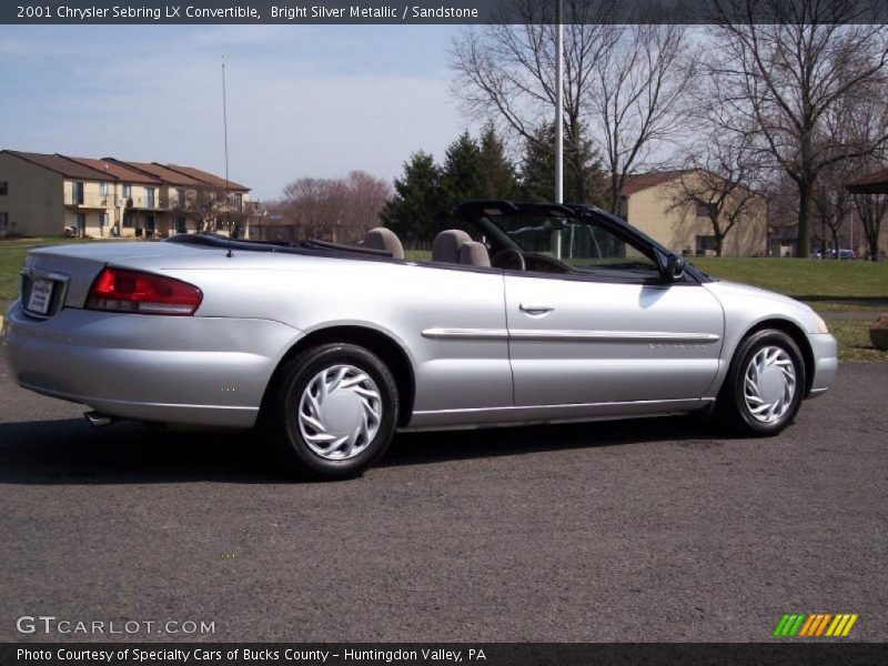 Bright Silver Metallic / Sandstone 2001 Chrysler Sebring LX Convertible