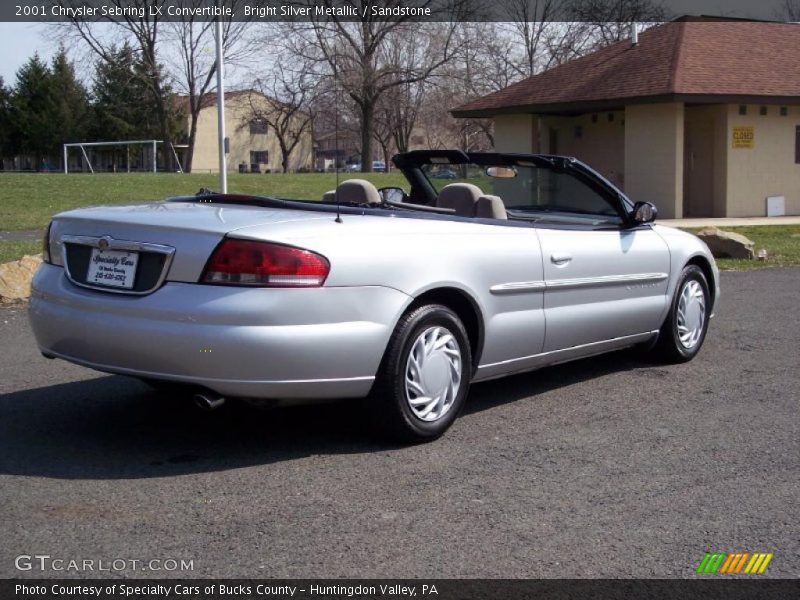 Bright Silver Metallic / Sandstone 2001 Chrysler Sebring LX Convertible