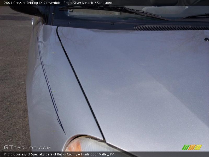 Bright Silver Metallic / Sandstone 2001 Chrysler Sebring LX Convertible