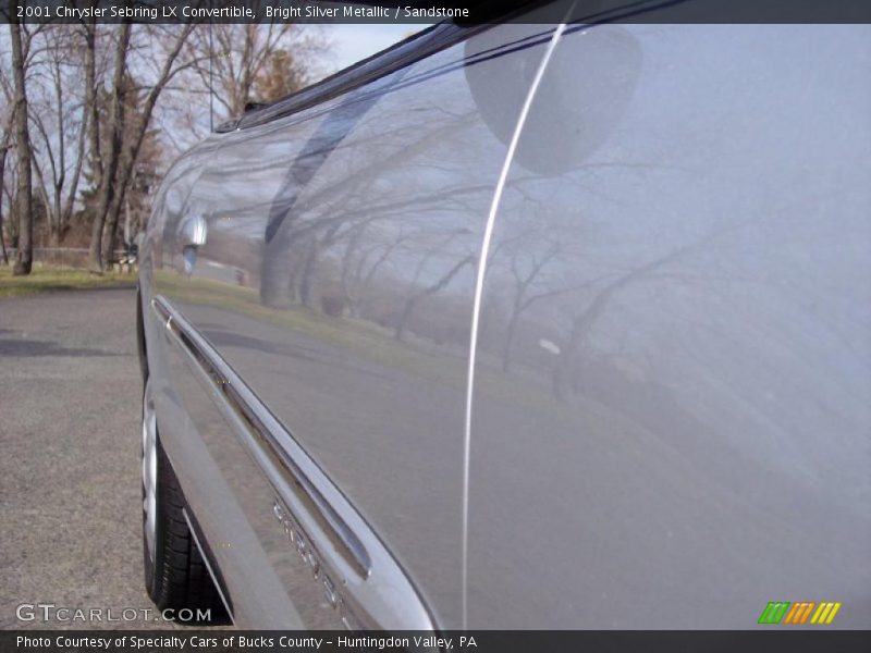 Bright Silver Metallic / Sandstone 2001 Chrysler Sebring LX Convertible
