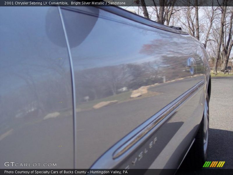 Bright Silver Metallic / Sandstone 2001 Chrysler Sebring LX Convertible