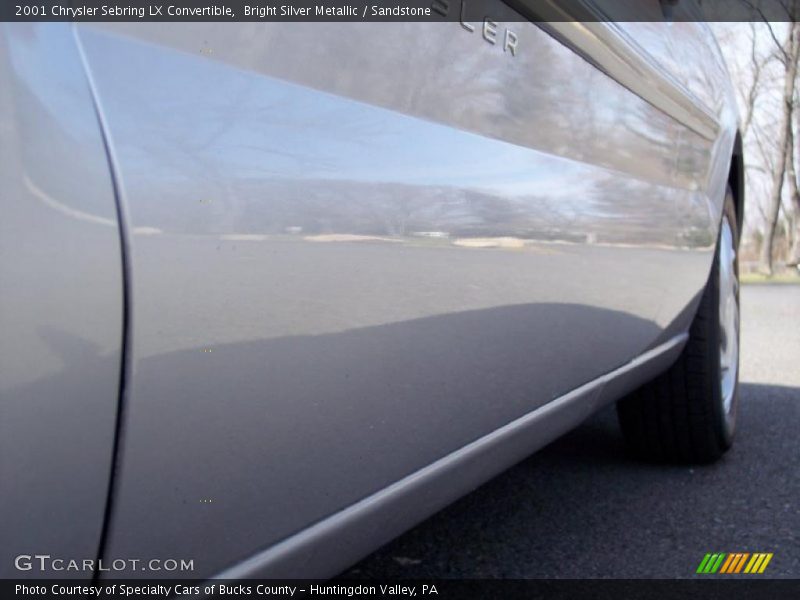 Bright Silver Metallic / Sandstone 2001 Chrysler Sebring LX Convertible