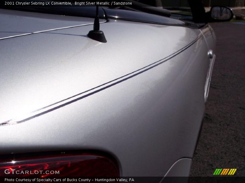 Bright Silver Metallic / Sandstone 2001 Chrysler Sebring LX Convertible