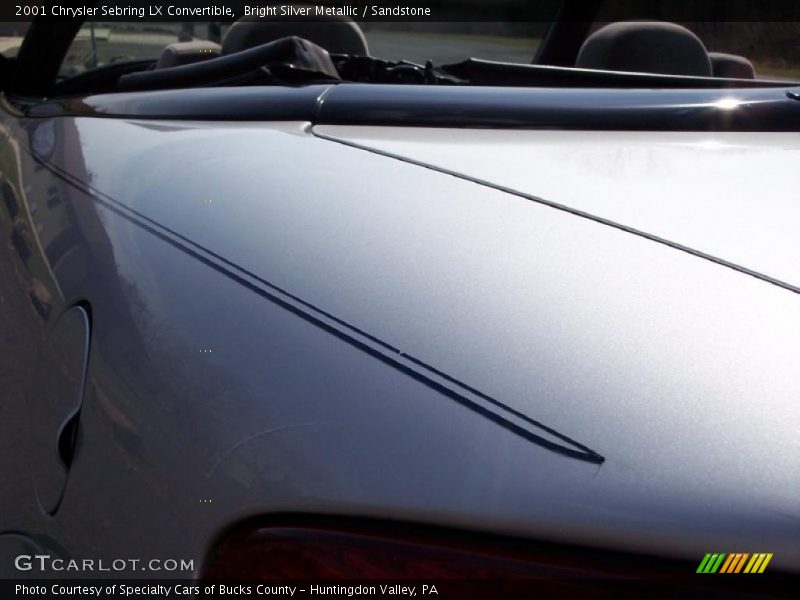 Bright Silver Metallic / Sandstone 2001 Chrysler Sebring LX Convertible