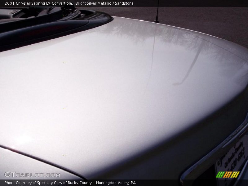 Bright Silver Metallic / Sandstone 2001 Chrysler Sebring LX Convertible